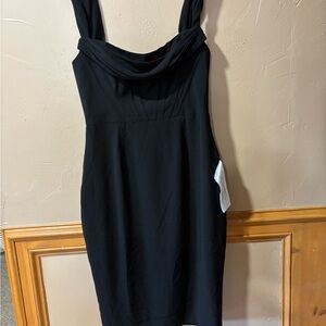 Dress the Population Vickie off the shoulder Black Dress